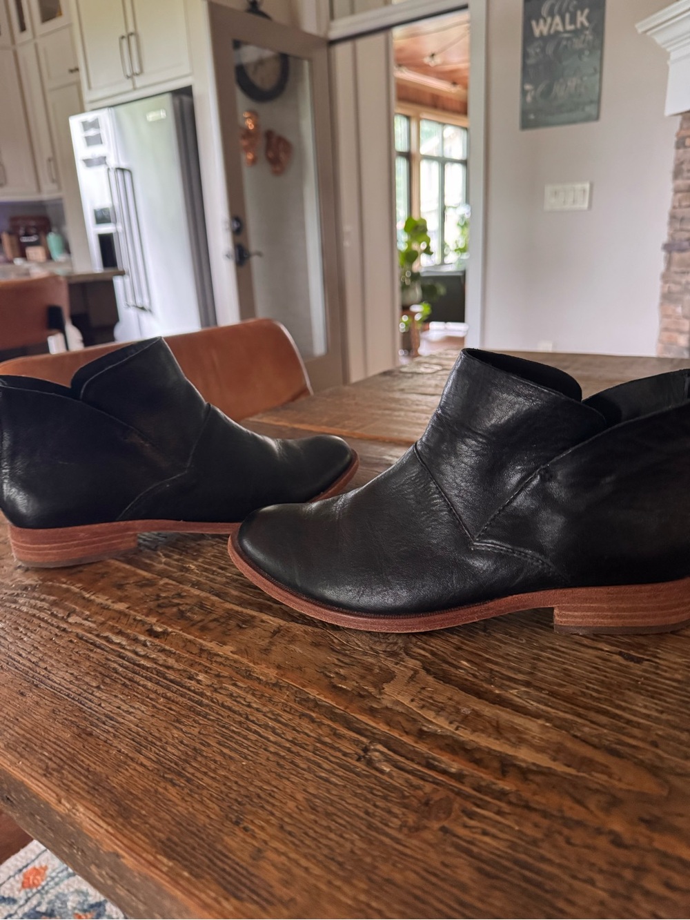 Kork-ease Korks Women's Black Leather Ankle Boots - Classic Low Heel
